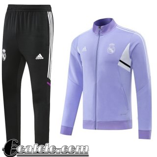 Full Zip Giacca Real Madrid Viola Uomo 22 23 JK451