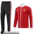 Full Zip Giacca Manchester United rosso Uomo 22 23 JK457