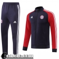 Full Zip Giacca Bayern Monaco blu rosso Uomo 22 23 JK458