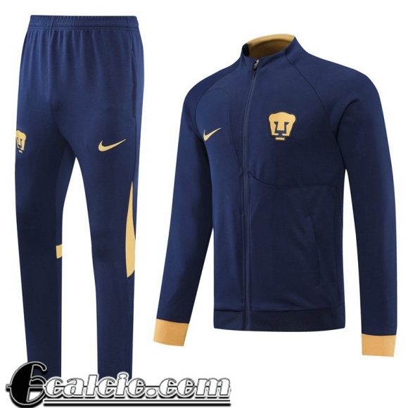 Full Zip Giacca Pumas UNAM blu Uomo 22 23 JK468