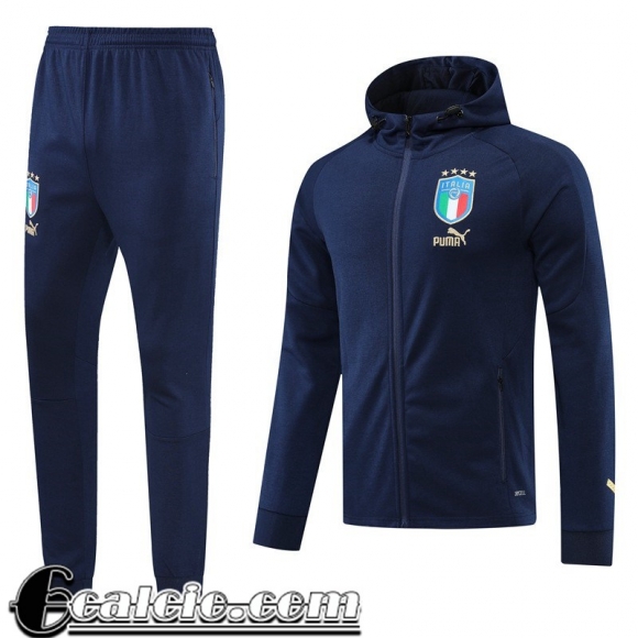 Full Zip Hoodie - Giacca Italia blu Uomo 22 23 JK479