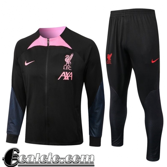 Full Zip Giacca Liverpool Nero Uomo 22 23 JK496