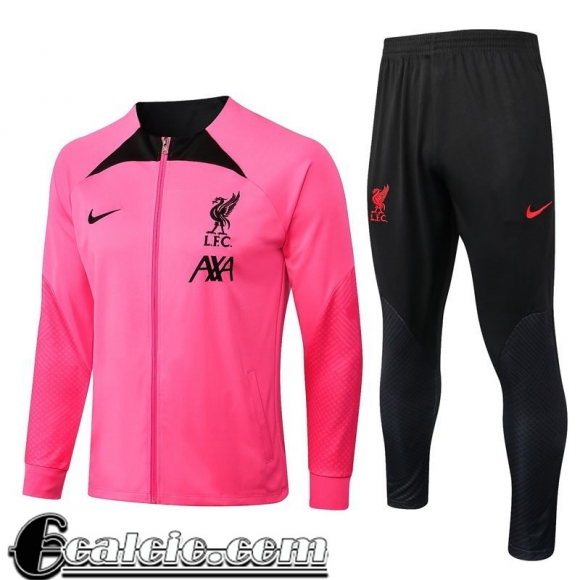 Full Zip Giacca Liverpool rosa Uomo 22 23 JK497