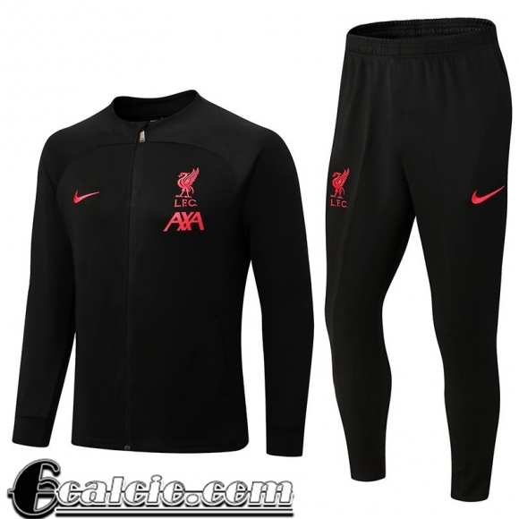 Full Zip Giacca Liverpool Nero Uomo 22 23 JK501