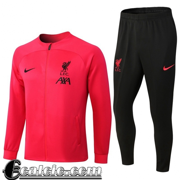 Full Zip Giacca Liverpool rosa Uomo 22 23 JK503