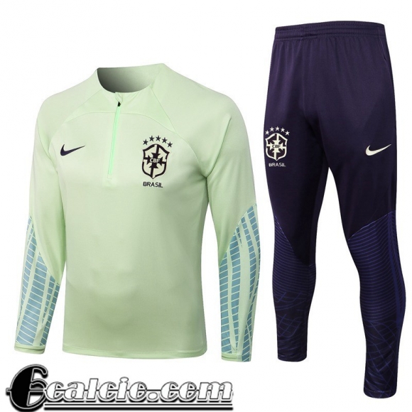 Tute Calcio Brasile verde Uomo 22 23 TG349