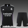 Tute Calcio Senza maniche Real Madrid Nero Uomo 22 23 TG393