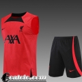 Tute Calcio Senza maniche Liverpool rosso Uomo 22 23 TG400