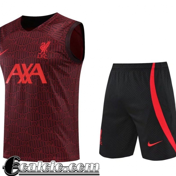 Tute Calcio Senza maniche Liverpool rosso Uomo 22 23 TG403