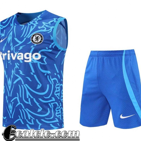 Tute Calcio Senza maniche Chelsea giallo Uomo 22 23 TG405