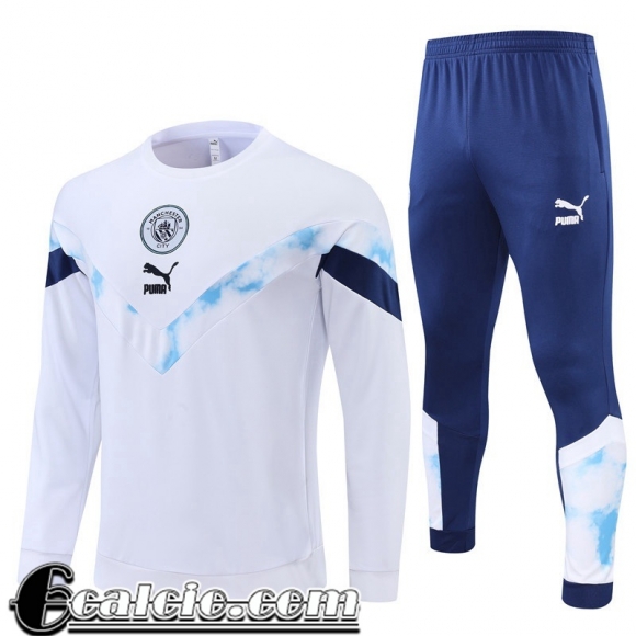 Tute Calcio Manchester City Bianco Uomo 22 23 TG310