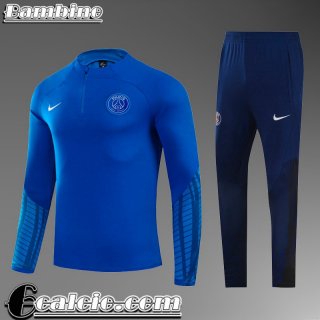 Tute Calcio PSG blu Bambini 22 23 TK342