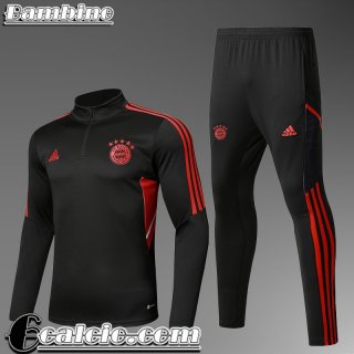 Tute Calcio Bayern Monaco Nero Bambini 22 23 TK344