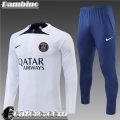 Tute Calcio PSG Bianco Bambini 22 23 TK319