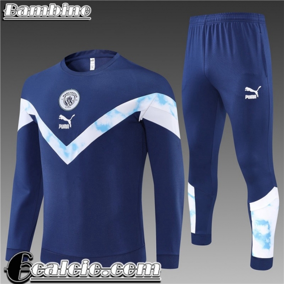 Tute Calcio Manchester City blu Bambini 22 23 TK323