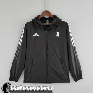 Giacca a vento Cappuccio Juventus Nero Uomo 22 23 WK100