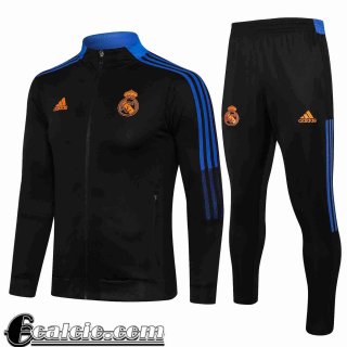 Full-Zip Giacca Real Madrid Nero Uomo JK116 2021 2022