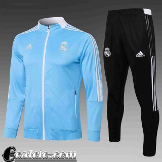 Full-Zip Giacca Real Madrid blu Uomo JK123 2021 2022