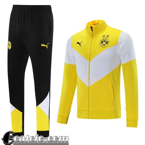 Full-Zip Giacca Dortmund BVB giallo Uomo JK129 2021 2022