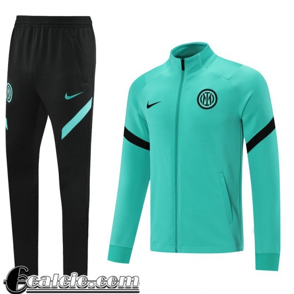 Full-Zip Giacca Inter Milan verde Uomo JK134 2021 2022