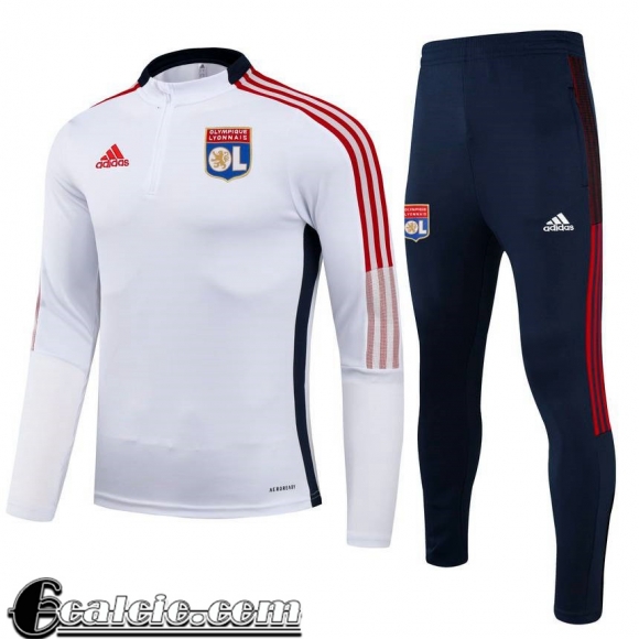 Tuta Calcio Olympique Lione bianco Uomo TG86 2021 2022