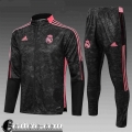 Full-Zip Giacca Real Madrid Nero Bambini TK60 2021 2022