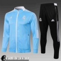 Full-Zip Giacca Real Madrid blu Bambini TK63 2021 2022