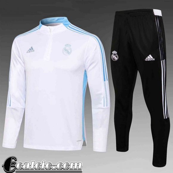 Tuta Calcio Real Madrid bianco Bambini TK67 2021 2022