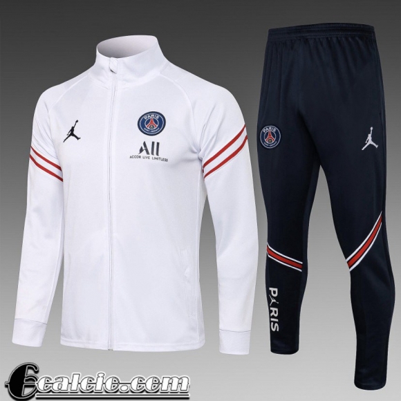 Full-Zip Giacca PSG bianco Bambini TK73 2021 2022