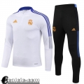 Tuta Calcio Real Madrid bianco Bambini TK78 2021 2022