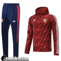 Giacca a vento Cappuccio Arsenal rosso Uomo WK23 2021 2022