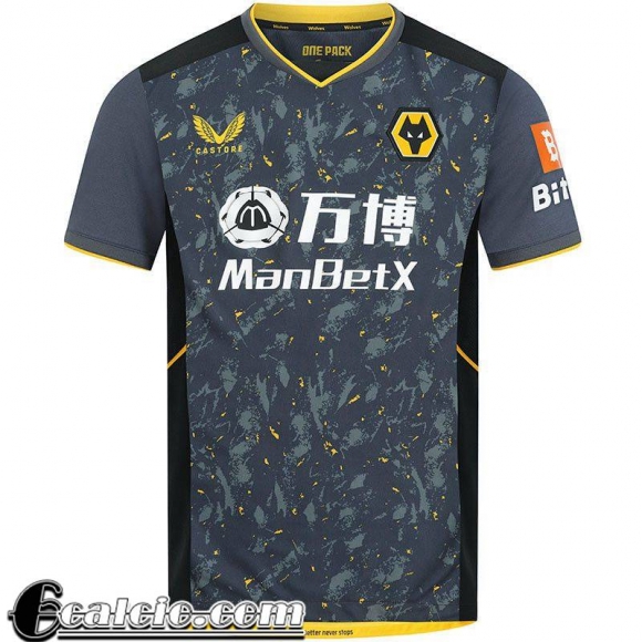 Maglia Calcio Wolverhampton Wanderers Seconda Uomo 2021 2022