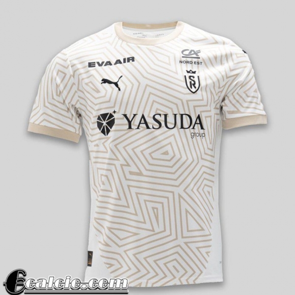 Stade Reims Maglia Calcio Terza Uomo 2024 2025