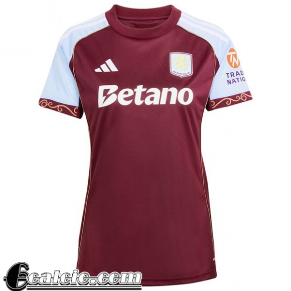Aston Villa Maglia Calcio Prima Donna 25-26  Aston Villa Maglia Calcio Prima Donna 25-26