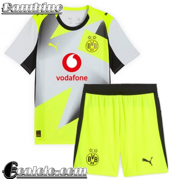 Dortmund Maglia Calcio Seconda Bambini 25-26 Dortmund Maglia Calcio Seconda Bambini 25-26