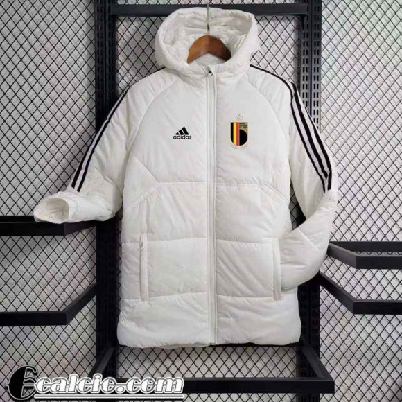 Piumino Calcio Belgio Bianco Uomo 23 24 G04