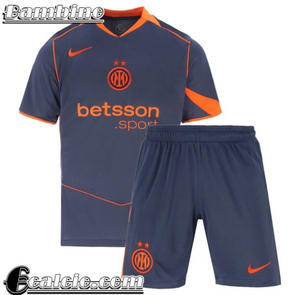 Inter Milan Maglia Calcio Terza Bambini 25-26 Inter Milan Maglia Calcio Terza Bambini 25-26