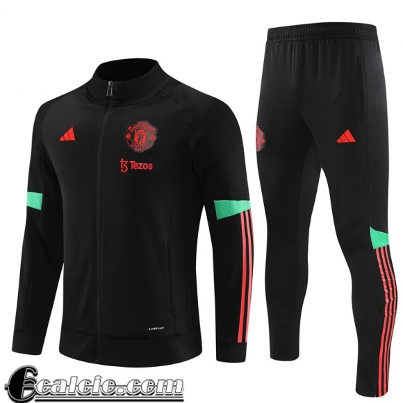 Full-Zip Manchester United nero Uomo 23 24 B33