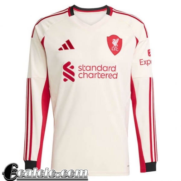 Liverpool Maglia Calcio Seconda Uomo Manga Larga 25-26