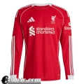 Liverpool Maglia Calcio Prima Uomo Manica Lunga 25-26 Liverpool Maglia Calcio Prima Uomo Manica Lunga 25-26