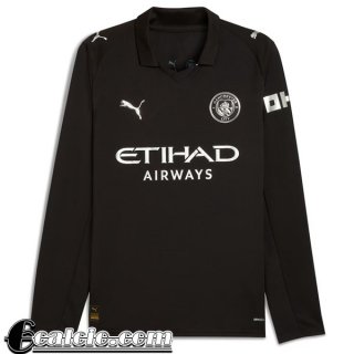 Manchester City Maglia Calcio Seconda Uomo Manga Larga 25-26