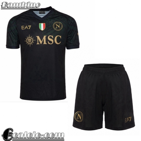 Maglie Calcio Nap0li Terza Bambini 23 24