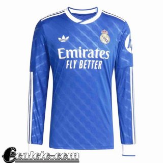 Real Madrid Maglia Calcio Terza Uomo Manga Larga 25-26