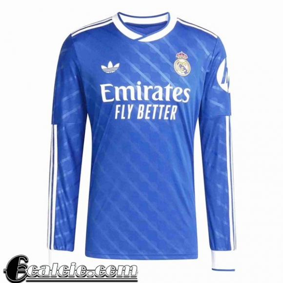Real Madrid Maglia Calcio Terza Uomo Manga Larga 25-26