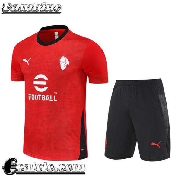 AC Milan KIT: Magliette a maniche Bambini 25-26 H680