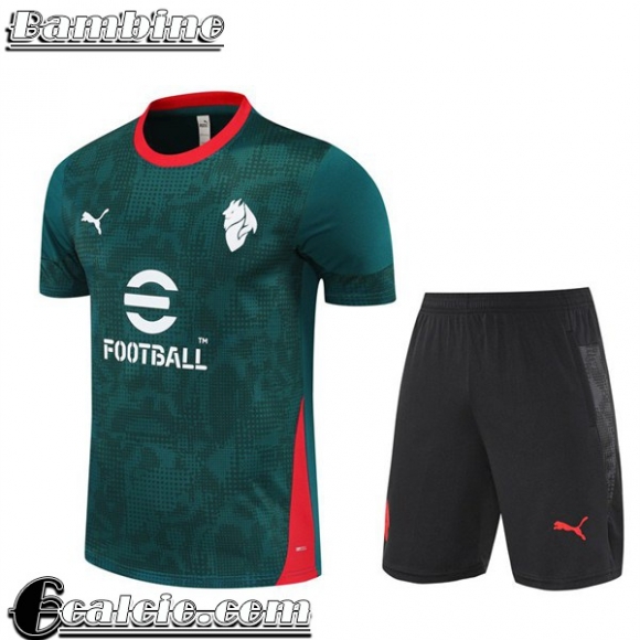 AC Milan KIT: Magliette a maniche Bambini 25-26 H681