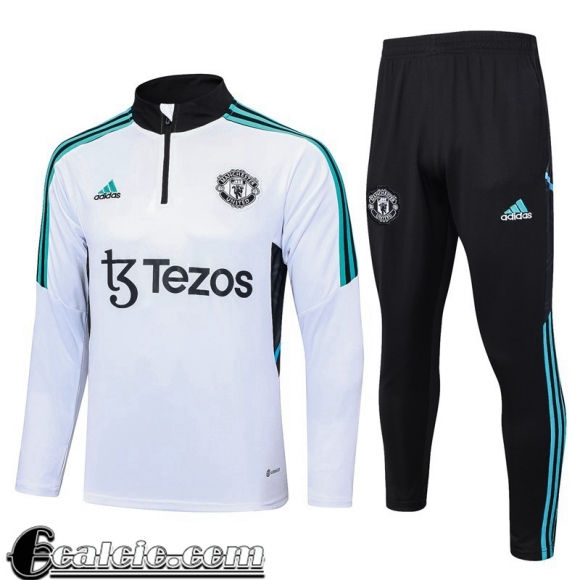 Tute Calcio Manchester United Bianco Uomo 23 24 A32