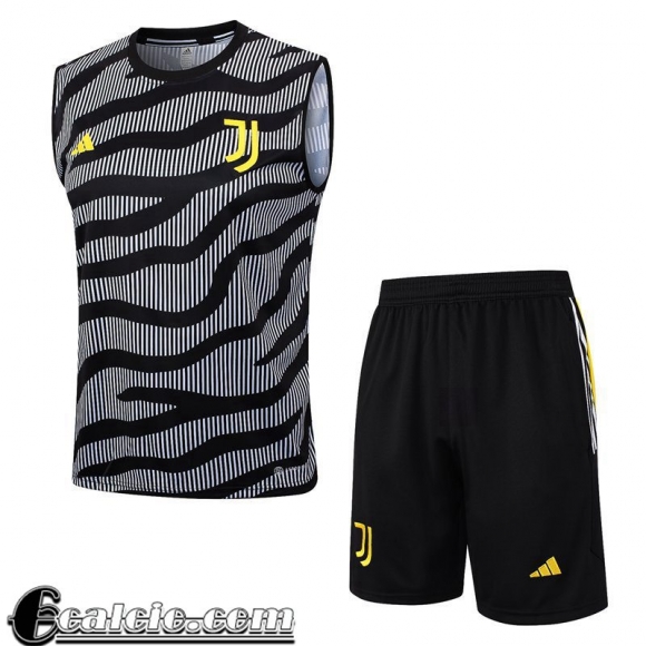 Tute Calcio Senza maniche Juventus grigio Uomo 23 24 A56