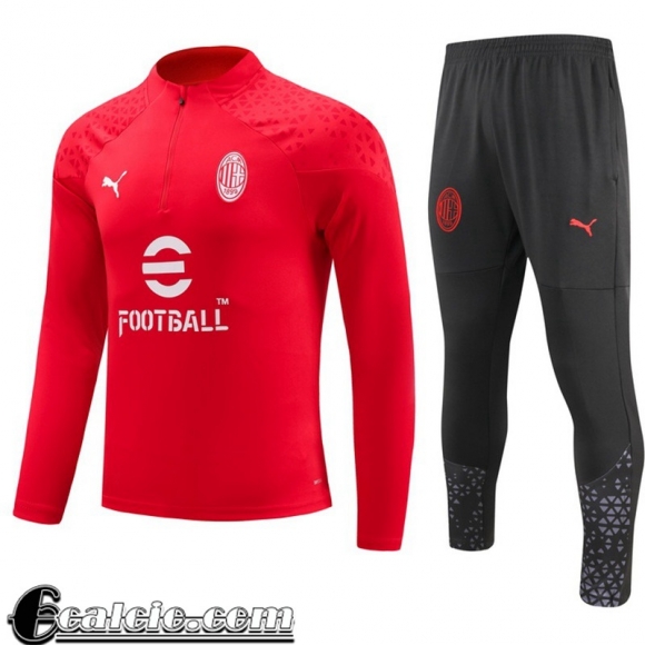 Tute Calcio AC Milan rosso Uomo 23 24 A80