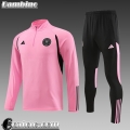 Tute Calcio + PANTALONI Inter Miami rosa Bambini 23 24 C03